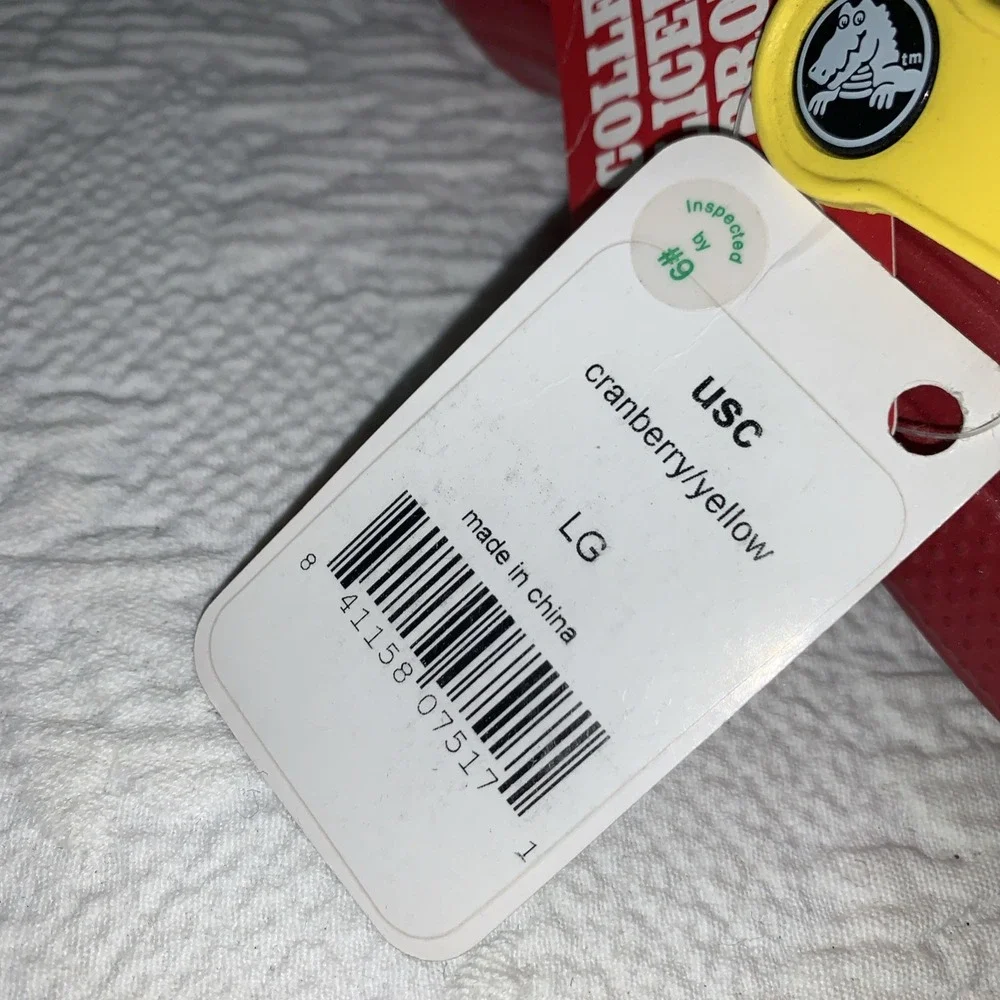 USC Trojans Crocs Classic Clog Red/Yellow‎ Men's 8-9 Women 10-11 Large